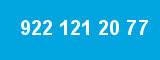 922 121 20 77 922 121 20 77